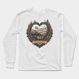 Calgarians Simply Love the Mountains Long Sleeve T-Shirt